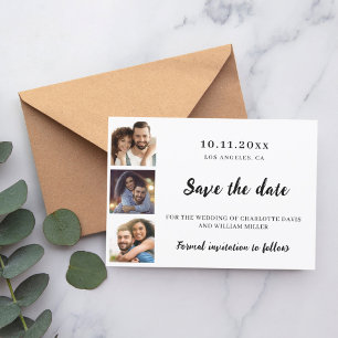 Foto Collage Hochzeit Save The Date