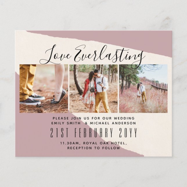 FOTO COLLAGE Hochzeitsveranstaltung in Everlasting Flyer (Vorne)