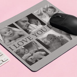 Foto Collage 'I LIEBE YOU DADDY' Mousepad
