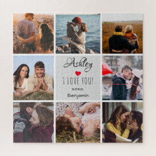Foto Collage ''I Liebe You'' Valentinstag Puzzle