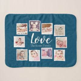 Foto Collage LIEBE als einzigartig Personalisiert Sherpadecke