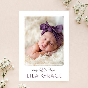 Foto Collage Meet the Baby Modern Ankündigung