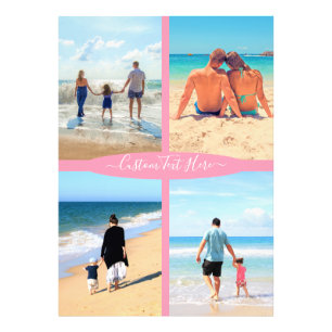 Foto-Collage mit benutzerdefiniertem Text Fotodruck