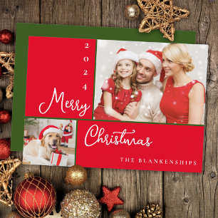Foto Collage Modernes Skript Weihnachten