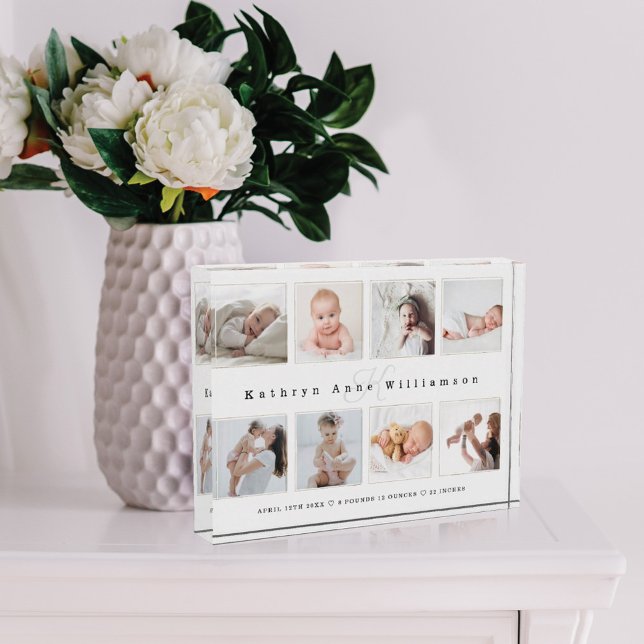 Foto Collage & Monogram für Neugeborene (Von Creator hochgeladen)