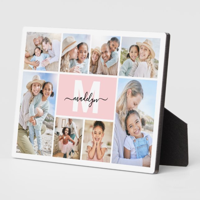 Foto-Collage-Monogramm-Bild Fotoplatte (Seite)