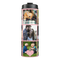 Foto Collage Monogramm personalisiert moderne Rose