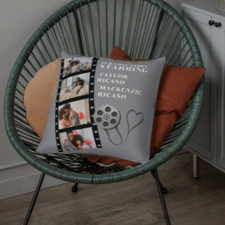 Foto Collage Movie Strip Personalisiert DIY Custom Kissen