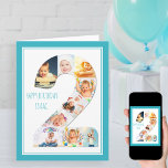Foto Collage Nummer 2 Boy's 2. Geburtstag Karte<br><div class="desc">Einzigartige und personalisierte Fotokarte zum 2. Geburtstag für einen kleinen Jungen. Die Fotovorlage ist für Sie ein Set, um Ihre Lieblingsfotos zu dieser Nummer 2 Foto Collage plus einem extra speziellen Foto im Inneren hinzuzufügen. Sie können auch seinen Namen zu der Vorderseite hinzufügen und anpassen Sie den Geburtstagsgruß innen. Das...</div>