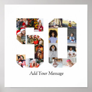 Foto-Collage Nummer 50 Poster