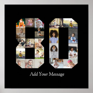 Foto-Collage Nummer 80 Poster