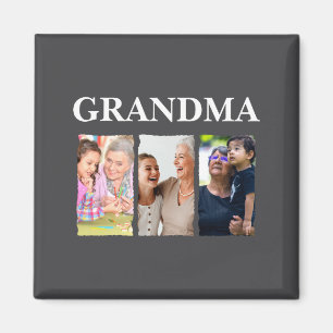Foto-Collage Oma D Familie Magnet