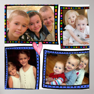 Foto-Collage Poster