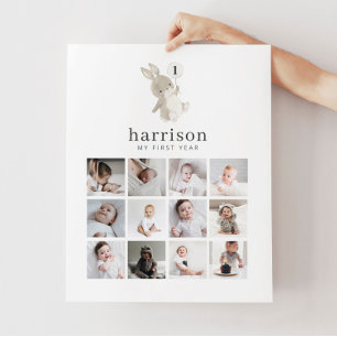 Foto Collage Poster - Bunny Balloon