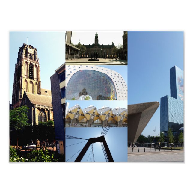 Foto Collage Rotterdam 1 (Vorne)