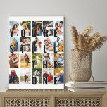 Foto Collage Sie sind immer noch das One 20 Bild Leinwanddruck<br><div class="desc">Hochzeitstag Foto Leinwand Geschenk für Ihren Partner. Das Design enthält einen überdimensionalen Druck, der als "You're Still the One" auf Ihren Bildern als Overlay angezeigt wird. Die Fotovorlage ist für Sie ein Set, um 20 Ihrer Lieblings-Fotos hinzuzufügen, die alle im vertikalen Porträtformat angezeigt werden. Diese Foto-Collage im Rasterstil setzt sich...</div>