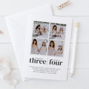 Foto Collage Sisters Gemeinsame Einladung zum Gebu