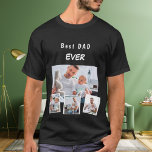 Foto-Collage T-Shirt<br><div class="desc">Machen Sie Ihre eigene,  einzigartige Foto Collage. Verwenden Sie vier,  vier Ihrer Lieblings-Fotos von Ihrem Vater,  seine Kinder,  Kinder,  Familie,  Freunde oder Haustier! Mit dem Text: Bester VATER je. Weißer Text. Perfekt als Geburtstag,  Weihnachten oder Vatertag Geschenk.</div>