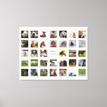 FOTO COLLAGE WALL ART -34 Square Fotos Instagram