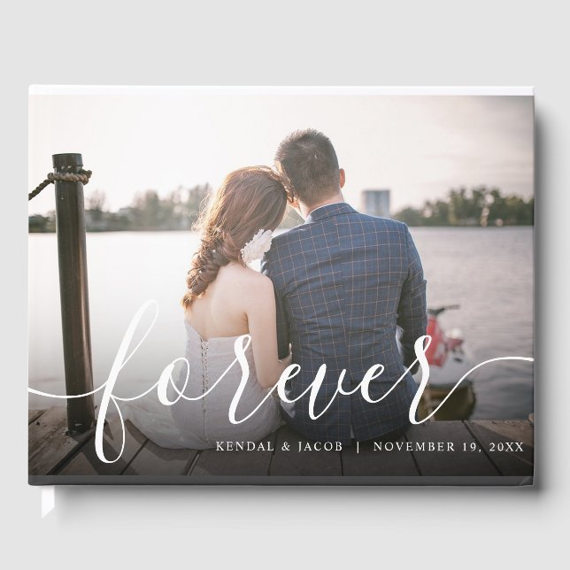 Foto Collage Wedding Gästebuch (Vorderseite)