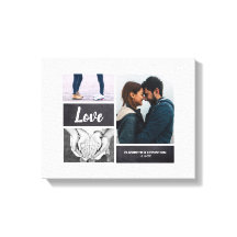 Foto Collage Wedding Sign und für Signaturen