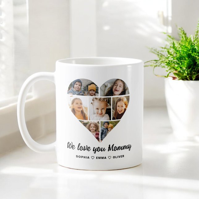 Foto Collage Wir Liebe Sie Mami Kaffeetasse (Von Creator hochgeladen)