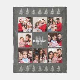 Foto-Collagen-rustikales Fleecedecke