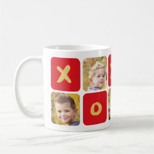 Foto-Collagen-Tasse des Valentines Tages Tasse