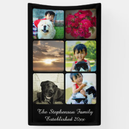 Foto-Collagen-vertikales Mosaik-Bild der Banner