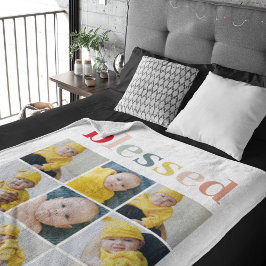 Foto Colorful Meured Holiday Gift Sherpadecke