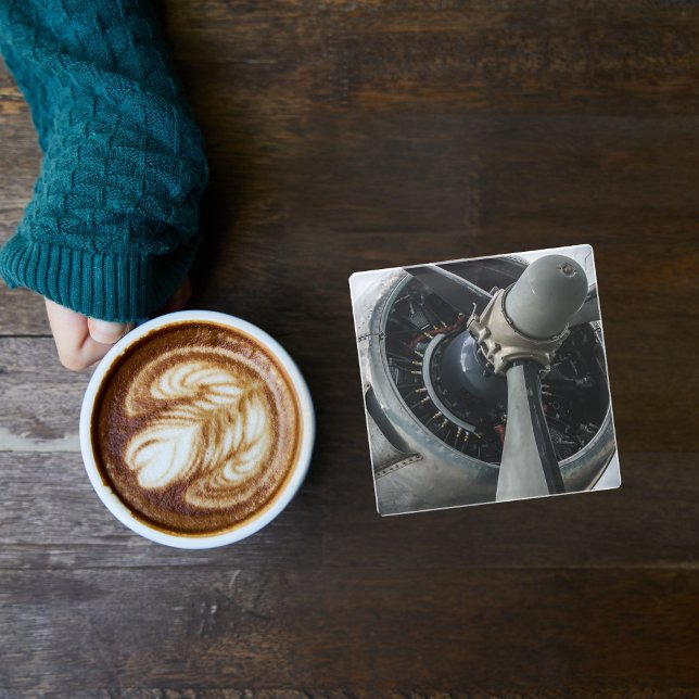 Foto, Cooler Spaß in der Luftfahrt Glasuntersetzer (Von Creator hochgeladen)