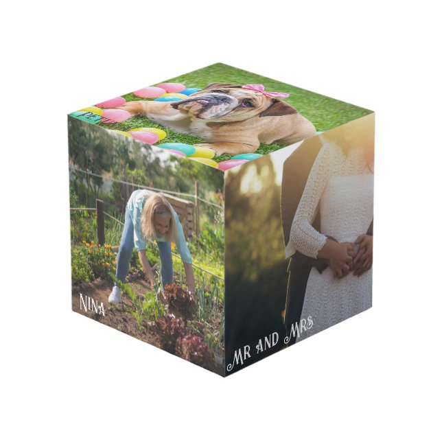 Foto Cube 5 Fotos Würfel (Vorderseite Schrägansicht)