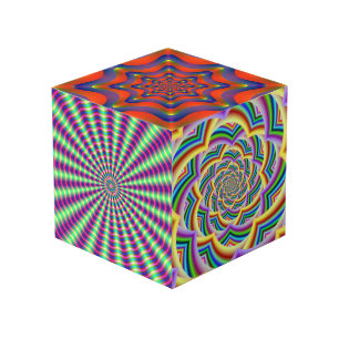 Foto Cube mit Fraktal Images Würfel