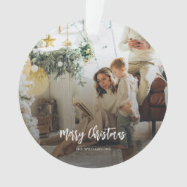 Foto Custom Christmas Ornament