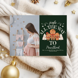 Foto Custom Christmas Pregnancy Ankündigung