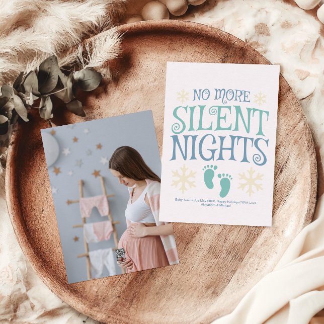 Foto Custom Christmas Pregnancy Ankündigung (Von Creator hochgeladen)