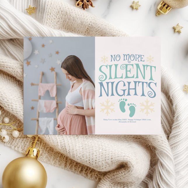 Foto Custom Christmas Pregnancy Ankündigung (Von Creator hochgeladen)