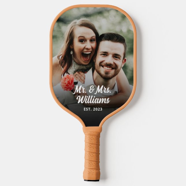 Foto Custom Personalisiert Pickleball Schläger (Rückseite)