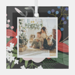 Foto Custom Personalisiert Weihnachten Ornament Aus Glas