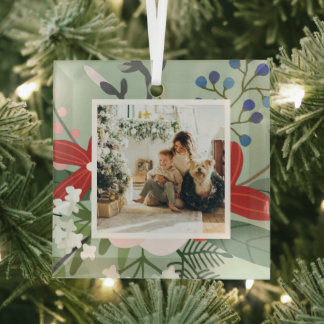 Foto Custom Personalisiert Weihnachten Ornament Aus Glas