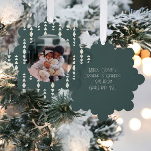 Foto Custom Personalisiert Weihnachten Ornament Karte