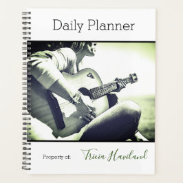 Foto Daily Planner Female Guitar Player HAMbWG Planer