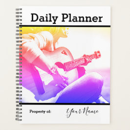 Foto Daily Planner Female Guitar Player HAMbWG Planer