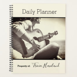 Foto Daily Planner Female Guitar Player HAMbWG Planer