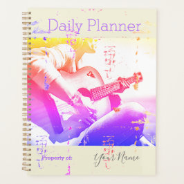 Foto Daily Planner Female Guitar Player HAMbWG Planer