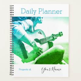 Foto Daily Planner Female Guitar Player HAMbWG Planer
