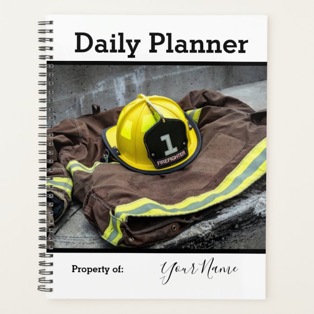 Foto Daily Planner Feuerwehrmann - HAMbWG Planer (Vorderseite)