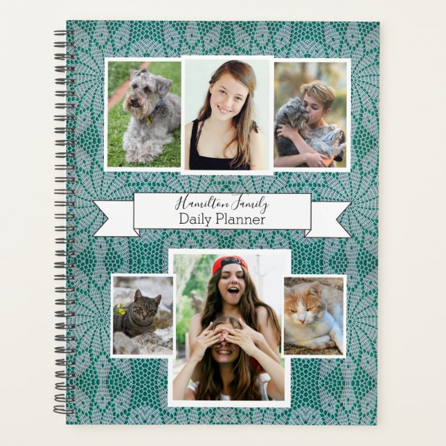 Foto Daily Planner mit Crochet Design - HAMbWG Planer (Vorderseite)