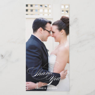 Foto danken Ihnen zu kardieren Dankeskarte