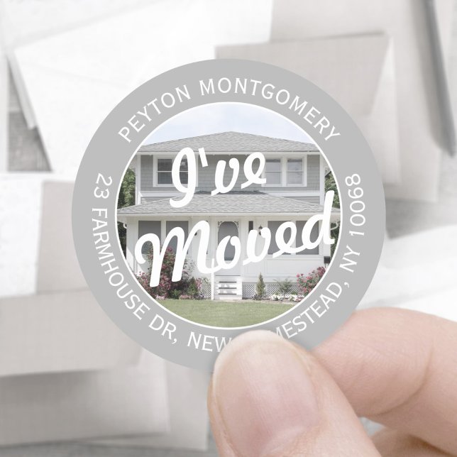 Foto, das ich übertragen habe Veränderung der Rück Runder Aufkleber (Von Creator hochgeladen)